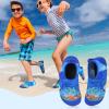 imageAnkis Water Shoes Hook ampamp Loop Closure Toddler Kids Outdoor Quick Dry Barefoot Walking Aqua Socks NonSlip for Sport Beach Swim SurfUnderwater World