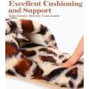 imageAnkis Womens Fuzzy Memory Foam Slippers Cross Band Cozy Plush Home Slippers Fluffy Furry Open Toe House Shoes Indoor Outdoor Slide SlipperLeopard