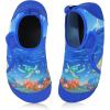 imageAnkis Water Shoes Hook ampamp Loop Closure Toddler Kids Outdoor Quick Dry Barefoot Walking Aqua Socks NonSlip for Sport Beach Swim SurfUnderwater World