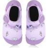 imageAnkis Water Shoes Hook ampamp Loop Closure Toddler Kids Outdoor Quick Dry Barefoot Walking Aqua Socks NonSlip for Sport Beach Swim SurfUnicorn Taro Purple