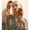 imageAnkis Black White Brown Womens Flat Sandals Comfortable Flat Sandals for Dressy Summer Womens Slide SandalsBrown