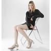 imageAnkis Nude Black Heels 25 Block Chunky White Clear Silver Heel Dressy Open Toe Heels For Women Ankle Strap Low Short Thick Strappy Dress Comfortable Sandal Casual Party Wedding Event Summer ShoesSilver Pu