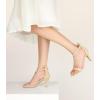 imageAnkis Nude Gold Black Heels Strappy Heels for Women 3 Inch Stiletto Open Toe Sandals for Wedding Evening Party HomecomingNude Nubuck