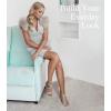imageAnkis Nude Gold Black Heels Strappy Heels for Women 3 Inch Stiletto Open Toe Sandals for Wedding Evening Party HomecomingSliver Glitter