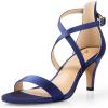 Navy Blue Satin