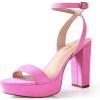 H- Pink Suede
