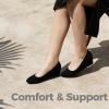 imageAnkis Black Nude Silver Gold Wedges for Women Low Heel Womens Wedge Comfortable Closed Toe Women Pumps Dress Shoes 2InchBlack Nubuck