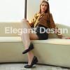 imageAnkis Black Nude Silver Gold Wedges for Women Low Heel Womens Wedge Comfortable Closed Toe Women Pumps Dress Shoes 2InchBlack Pu