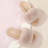 imageAnkis Black Pink Grey Camel Fur SlidesCute Chic Versatile Pretty Soft Platform Slides Open Toe Nonslip Womens House Fluffy Slippers Fuzzy Slippers for Women Indoor Outdoor All SeasonsCamel