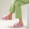 imageAnkis Black Pink Grey Camel Fur SlidesCute Chic Versatile Pretty Soft Platform Slides Open Toe Nonslip Womens House Fluffy Slippers Fuzzy Slippers for Women Indoor Outdoor All SeasonsPink