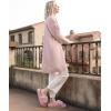 imageAnkis Comfy Womens Plush Slippers  Cute Chic Versatile Pretty Platform Slippers Open Toe Nonslip Womens House Fluffy Slippers Fuzzy Slippers for Women Indoor Outdoor All SeasonsPink