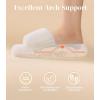 imageAnkis Comfy Womens Plush Slippers  Cute Chic Versatile Pretty Platform Slippers Open Toe Nonslip Womens House Fluffy Slippers Fuzzy Slippers for Women Indoor Outdoor All SeasonsBeige