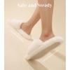 imageAnkis Comfy Womens Plush Slippers  Cute Chic Versatile Pretty Platform Slippers Open Toe Nonslip Womens House Fluffy Slippers Fuzzy Slippers for Women Indoor Outdoor All SeasonsBeige