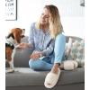 imageAnkis Comfy Womens Plush Slippers  Cute Chic Versatile Pretty Platform Slippers Open Toe Nonslip Womens House Fluffy Slippers Fuzzy Slippers for Women Indoor Outdoor All SeasonsBeige
