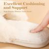 imageAnkis Womens Fuzzy Fluffy Slippers  2Pair Cozy Soft Comfy Relax Fluffy Slippers Cross Band Open Toe Nonslip Womens Slippers Indoor and Outdoor Fluffy Slippers Fuzzy SlippersWhite