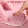 imageAnkis Womens Fuzzy Fluffy Slippers  2Pair Cozy Soft Comfy Relax Fluffy Slippers Cross Band Open Toe Nonslip Womens Slippers Indoor and Outdoor Fluffy Slippers Fuzzy SlippersPink