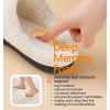 imageAnkis Womens Mens Slippers Memory Foam Comfort WoolLike Plush Fleece Lined House Shoes for Indoor ampamp Outdoor with Arch SupportSorrel