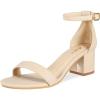 imageAnkis Nude Silver Black Heels Womens Open Toe Ankle Strap Block Chunky Low Heeled Sandal Comfortable Office Wedding Dress Pump Shoes Standard Size 225 Inches Heel DesignNude Nubuck