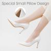 imageAnkis High Heel Womens Pumps Black Sliver White Blue Heels Closed Toe Pointed Toe 4in Stiletto Heel for Women Comfy Memory Foam Pump Shoe Party Wedding Work Classic Dressy Casual with Gel InsolesWhite Pat