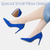 imageAnkis High Heel Womens Pumps Black Sliver White Blue Heels Closed Toe Pointed Toe 4in Stiletto Heel for Women Comfy Memory Foam Pump Shoe Party Wedding Work Classic Dressy Casual with Gel InsolesRoyal Blue
