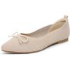 imageAnkis Ballet Flats Shoes for Women Dressy Comfortable Pointed Toe Casual Work Flats for Women FoldableBeige