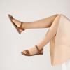 imageAnkis Flat sandals for Women Open Toe Comfy Womens Flats Tan Black White Sandals for Dressy Work DailyBrown