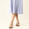 imageAnkis Flat sandals for Women Open Toe Comfy Womens Flats Tan Black White Sandals for Dressy Work DailyWhite