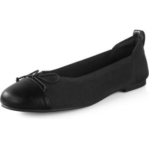 imageAnkis Ballet Flats Shoes for Women Round Toe Casual Comfortable Flats for Women Dressy and Daily WorkBlack