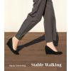 imageAnkis Closed Toe Wedges for Women Black Nude Gold Silver Wedges Heels for Women Comfortable Medium Heel Wedges Work Pumps Shoes for Dressy Spring Fall  25InchBlack Nubuck