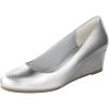 imageAnkis Black Nude Silver Gold Wedges for Women Low Heel Womens Wedge Comfortable Closed Toe Women Pumps Dress Shoes 2InchSilver