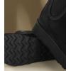 imageAnkis Platform Mini Boots Women Classic Ultra Mini Ankle Chelsea Boots for Women Winter Warm Thick Fur Fuzzy Boots Lined AntiSlip Lined Slip on Snow Boots Black ChestnutBlack