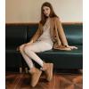imageAnkis Platform Mini Boots Women Classic Ultra Mini Ankle Chelsea Boots for Women Winter Warm Thick Fur Fuzzy Boots Lined AntiSlip Lined Slip on Snow Boots Black ChestnutChestnut