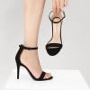imageAnkis High Heels for Women 4 Inches Black Nude Gold Stiletto Heels Open Toe Ankle Strap Heeled Sandals for Dressy Wedding PartyBlack Nubuck