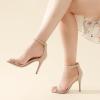 imageAnkis High Heels for Women 4 Inches Black Nude Gold Stiletto Heels Open Toe Ankle Strap Heeled Sandals for Dressy Wedding PartyNude Nubuck