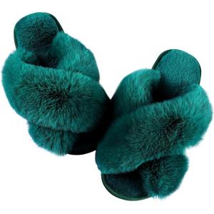 imageAnkis Women SlippersDark Green
