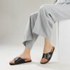 image:imageAnkis Brown Black White Flat Sandals for Women 2026 Dressy Comfortable Summer Beach Essentials  Flip Flops amp Slides with Memory Foam Insole Womens Sandals Comfortable FootwearBlack