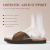 image:imageAnkis Brown Black White Flat Sandals for Women 2026 Dressy Comfortable Summer Beach Essentials  Flip Flops amp Slides with Memory Foam Insole Womens Sandals Comfortable FootwearBrown