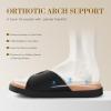 image:imageAnkis Brown Black White Flat Sandals for Women 2026 Dressy Comfortable Summer Beach Essentials  Flip Flops amp Slides with Memory Foam Insole Womens Sandals Comfortable FootwearBlack
