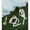image:imageAnkis Womens Espadrilles Wedges Sandals Heels Open Toe Tie Lace Up Cute Ankle Strap Dressy Platform Wedges SandalsWhite Pu