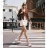 image:imageAnkis White Nude Heels Platform Heeled Sandals Chunky Block Open Toe Ankle Strappy Heels Wedding Party Dress ShoesWhite