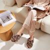 image:imageAnkis Womens Fuzzy Slippers Memory Foam Cross Band Cozy House Slippers Plush Home Fluffy Furry Slippers Open Toe Cute Soft Ladies Indoor Outdoor Slipper Slides Wedding Bride Shoes GiftsPink Leopard