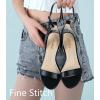 image:imageAnkis Black Nude White Gold Women Sandals Comfortable Walking Strappy Open Toe Sandals for Women Dressy Summer 1 Inch Low Block Heel Flat Adjustable Ankle Strap ShoesBlack Pu