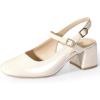 Beige Patent
