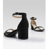 image:imageAnkis Black Nude Silver Low Women Heels 225 Block Chunky Open Toe Classic Ankle Strap Sandal Shoes for Bridal Wedding Dressy Prom Daily Party 2026Black Suede