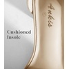 image:imageAnkis Black Nude Silver Low Women Heels 225 Block Chunky Open Toe Classic Ankle Strap Sandal Shoes for Bridal Wedding Dressy Prom Daily Party 2026Nude Nubuck