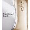 image:imageAnkis Black Nude Silver Low Women Heels 225 Block Chunky Open Toe Classic Ankle Strap Sandal Shoes for Bridal Wedding Dressy Prom Daily Party 2026Silver Glitter