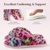 image:imageAnkis Memory Foam Fuzzy Slippers for WomenOpen Toe House Shoes  Faux Fur Cross BandIndoor Outdoor Slippers AntiSlip Comfy Cozy Fluffy Gifts for Women Mom Bride BridesmaidsHeart