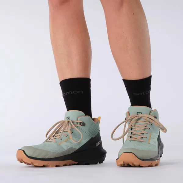 Salomon Women's Outpulse Mid Gore-tex Hiking Boots Trail Running Shoe