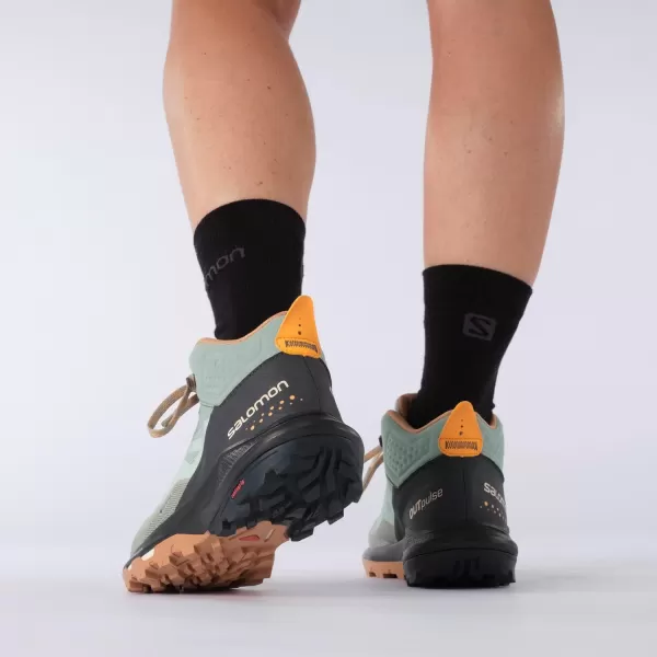 Salomon Women's Outpulse Mid Gore-tex Hiking Boots Trail Running Shoe