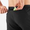 imageSalomon Mens Cross 7 Shorts No L MDeep Black